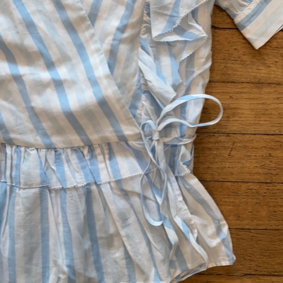 J. Crew SIZE XXS BLUE & WHITE - Picture 2 of 3